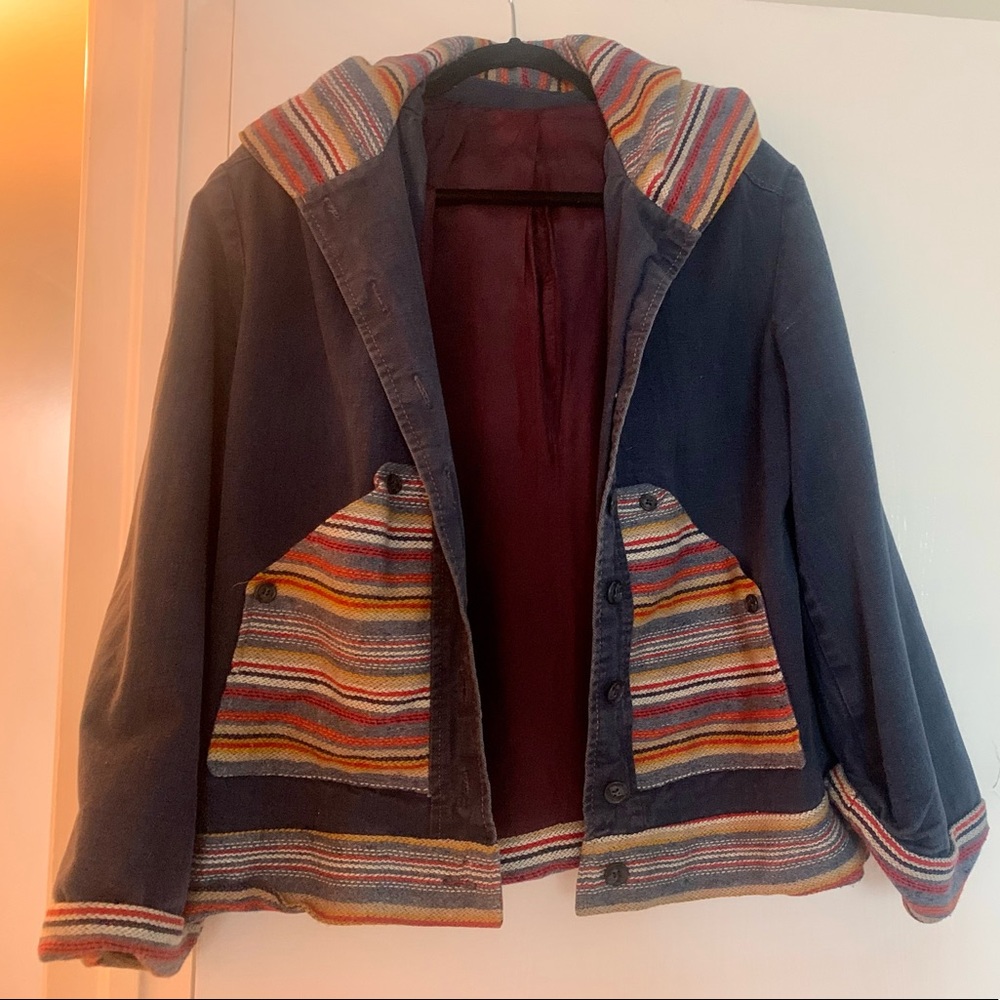 70’s denim hoodie jacket
